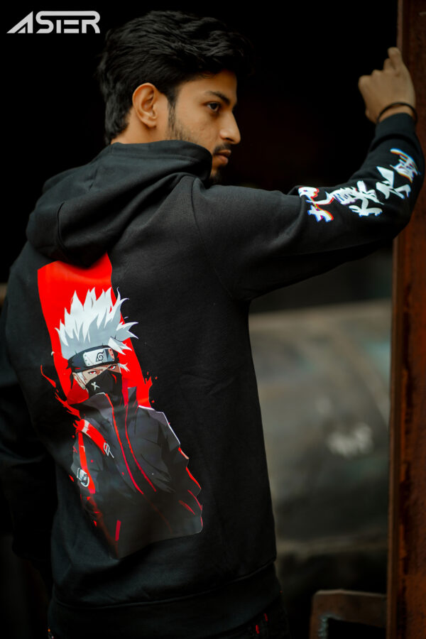 Anime Series : Kakashi Premium Black Hoodie