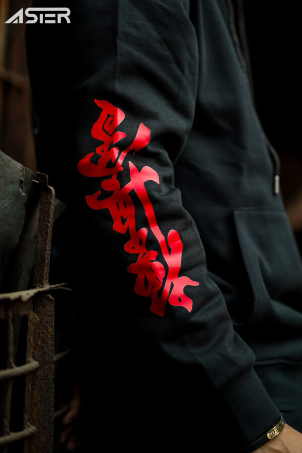 Anime Series : Yuta Jujutsu Stylish Black Hoodie - Image 3